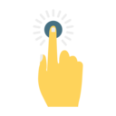 ui,click,finger,hand,hands and gestures,tap,click here ok 