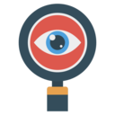 file,magnifying glass,document,archive,art and design,loupe,review