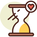 hourglass,time,clock,time and date,heart,Tools and utensils,love,waiting
