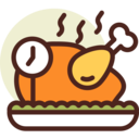 food and restaurant,time,time and date,meat,meal,dinner,chicken