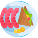 food and restaurant,snack,meal,lunch,sandwich,bread,sausages ok 