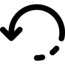 arrows,multimedia option,orientation,direction,directional,circular arrow,undo