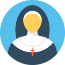 woman,avatar,professions and jobs,user,people,christian,religious,job,occupation,catholic,profession,nun ok 