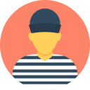 security,avatar,professions and jobs,user,job,occupation,profession,thief,criminal,robber,Burglar