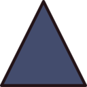 interface,multimedia option,graphic tool,shapes,triangle,geometrical,shapes and symbols