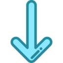 ui,download,arrows,multimedia option,direction,directional,down arrow,downloading ok 