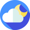 cloud,weather,meteorology,night,half moon,sky,cloudy,atmospheric,cloudy night,crescent