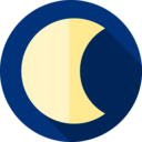 weather,meteorology,nature,stars,astronomy,moon,night,half moon,moon phase
