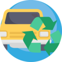 ecology and environment,transportation,arrows,triangle,automobile,vehicle,shapes and symbols,car,ecological,recycling,recycle,cars