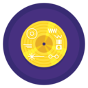 miscellaneous,record,shapes and symbols,gold,voyager