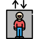 electronics,people,elevator,lift,doors