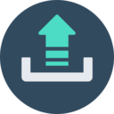 ui,interface,upload,arrows,multimedia option,direction,outbox,up arrow,uploading