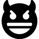 chat,social network,messenger,emoji,smileys,emoticons,face,emoticon,devil,grinning,facial expression