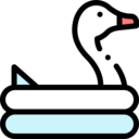 beach,summer,water,relax,ring,holidays,sea,float,inflatable,swan