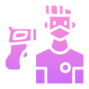 virus,travel,temperature,thermometer,coronavirus,infrared,covid,scanning,thermometer gun ok 