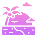 sun,beach,travel,summer,ocean,sunset,sea,vacation,trip,palm tree ok 