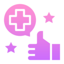 healthcare and medical,finger,stars,organization,like,thumbs up,thumb up,good,rating ok 