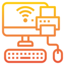 computer,keyboard,wifi,paper,monitor,mouse,printer,mouse clicker ok 