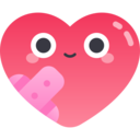 heart,love and romance,smileys,broken,bandage,plaster,band aid,emojis