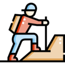 sports and competition,backpack,travel,man,people,mountain,walking,hiking,adventure,adventurer,mountaineering