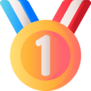 sports and competition,medal,award,education,champion,badge,reward,number one
