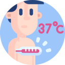 avatar,man,healthcare and medical,people,temperature,thermometer,fever,high temperature