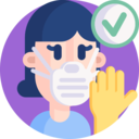 gloves,protection,healthcare and medical,people,face mask,check mark,coronavirus,epidemic prevention,covid