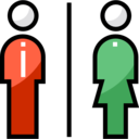 industry,woman,man,signs,people,sign,signaling,humanpictos,toilet,bathroom,restroom,toilets