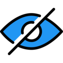 interface,symbol,miscellaneous,eye,hide,visibility,hidden,slash,not visible,hiding ok 