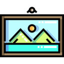 decoration,image,landscape,picture,photo,furniture and household,art,frame,painting,hanging,mountains,picture frame