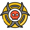 ecology and environment,virus,healthcare and medical,dangerous,toxic,biohazard,hazard,caution,biohazard sign