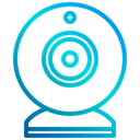 electronics,computer,communications,communication,videocall,round webcam,webcam,video chat