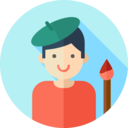avatar,professions and jobs,user,jobs,profession,painter