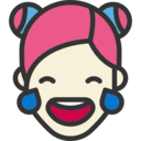 people,girl,feelings,emoticons,smile,heads,faces,Laughter