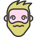 people,feelings,emoticons,beard,facial hair,confused,heads,hipster,faces