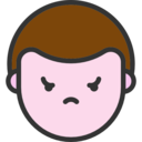 people,boy,feelings,emoticons,angry,heads,faces