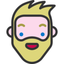 people,feelings,emoticons,beard,facial hair,smile,heads,hipster,faces