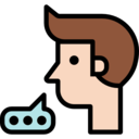 user,people,speech bubble,conversation,communications,talking,head,chatting,speak,speaking,pronunciation