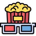 food,food and restaurant,entertainment,movie,cinema,snack,fast food,corn,3d glasses,movies,popcorn,salty