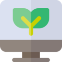 ecology and environment,technology,computer,monitor,screen,tv,television,leaf,ecologic