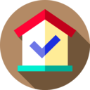 house,architecture and city,insurance,real estate,architecture,buildings,checking,checked,check mark