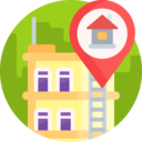 house,interface,architecture and city,signs,real estate,city,maps and location,pin,map pointer,map point,placeholder,location,buildings ok 
