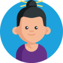 woman,avatar,user,profile,people,young,asian,girl,bun ok 