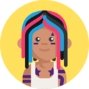 woman,avatar,user,profile,people,young,girl,rastafari,modern,tatoo