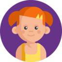 avatar,user,profile,people,young,girl,child,kid,ponytail