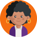 woman,avatar,user,profile,people,young,girl,earrings,afro,afro hair