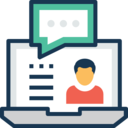 technology,computer,laptop,communications,men,videocall,stick man,video conference