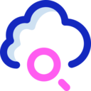 ui,magnifying glass,cloud,search,loupe,searching ok 