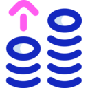 money,business and finance,business,cash,profit,coin,arrow up,growth