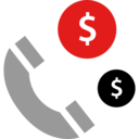money,dollar,interface,commerce and shopping,phone,telephone,call,phone call,telephone call,phone receiver